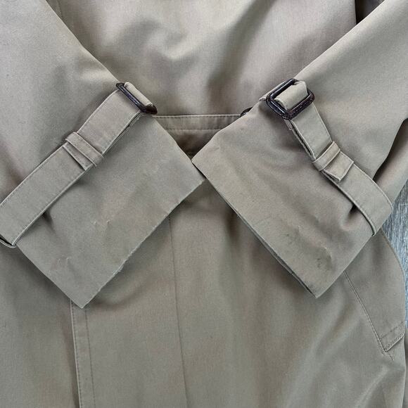 Etienne Aigner Vintage Long Brown Luxury Trench Coat 1970s - Picture 12 of 14